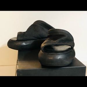 Marsell black leather Sandal